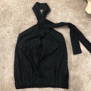 ROBERT RODRIGUEZ black halter top sz S
